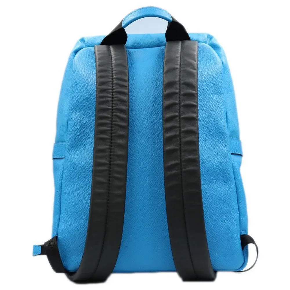 Discovery Backpack Monogram Eclipse Leather Black Blue PM LV
